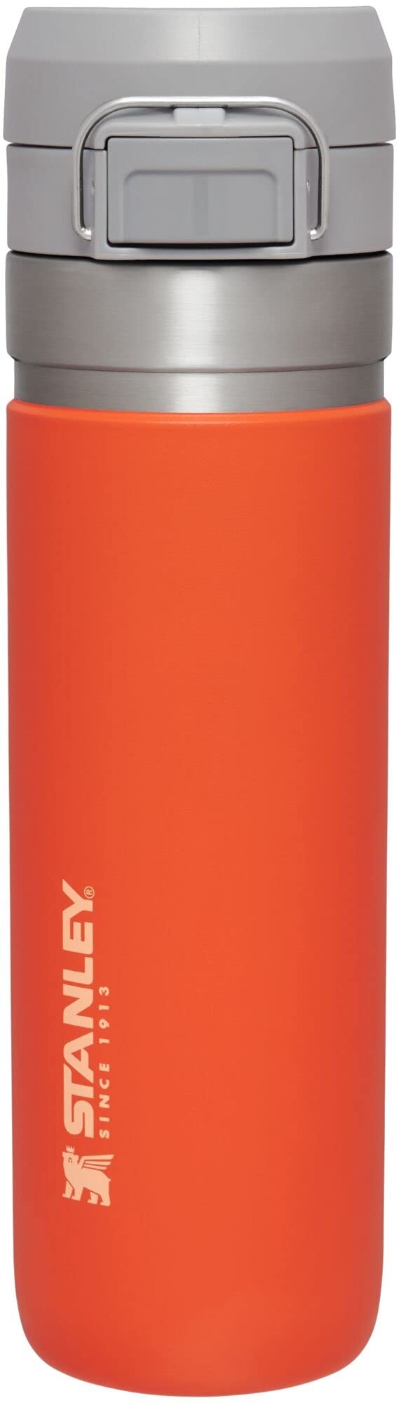 Stanley Quick Flip GO Water Bottle 24 oz | Push Button Lid | Leakproof and Packable for Travel and Sports | Insulated Stainless Steel | BPA-Free | Azure