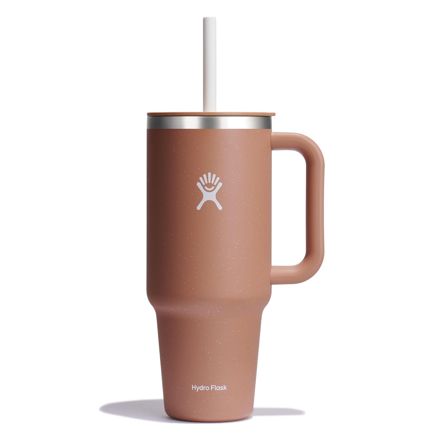 Hydro Flask 32 Oz Travel Tumbler with Handle, Lid and Straw - Insulated Stainless Steel in Holiday Punch