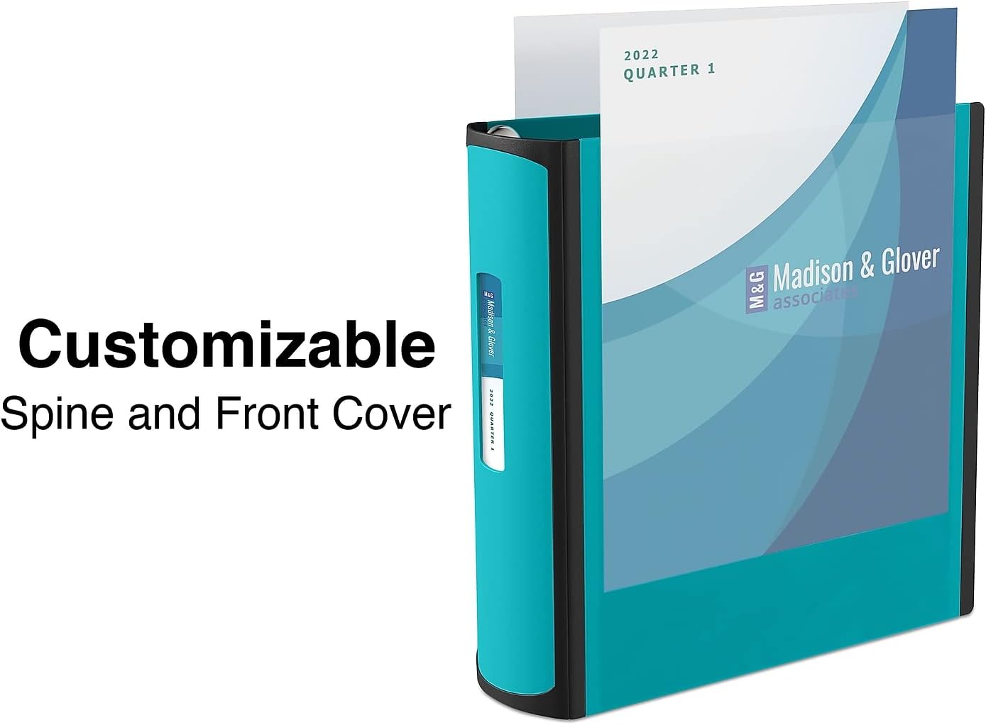 STAPLES 3 Inch BetterView Binder with D-Rings (Teal)