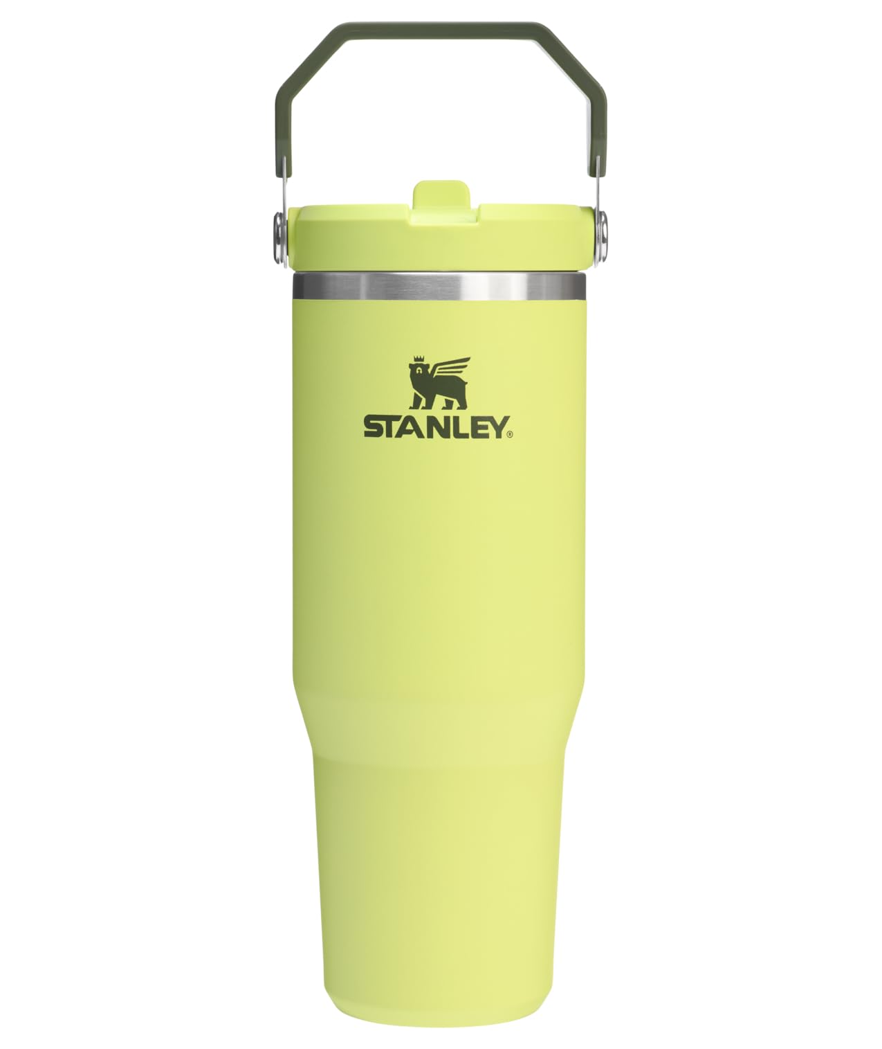 Stanley IceFlow Flip Straw Tumbler with Handle 30 oz | Twist On Lid and Flip Up Straw | Leak Resistant Water Bottle | Insulated Stainless Steel |BPA-Free | Lilac