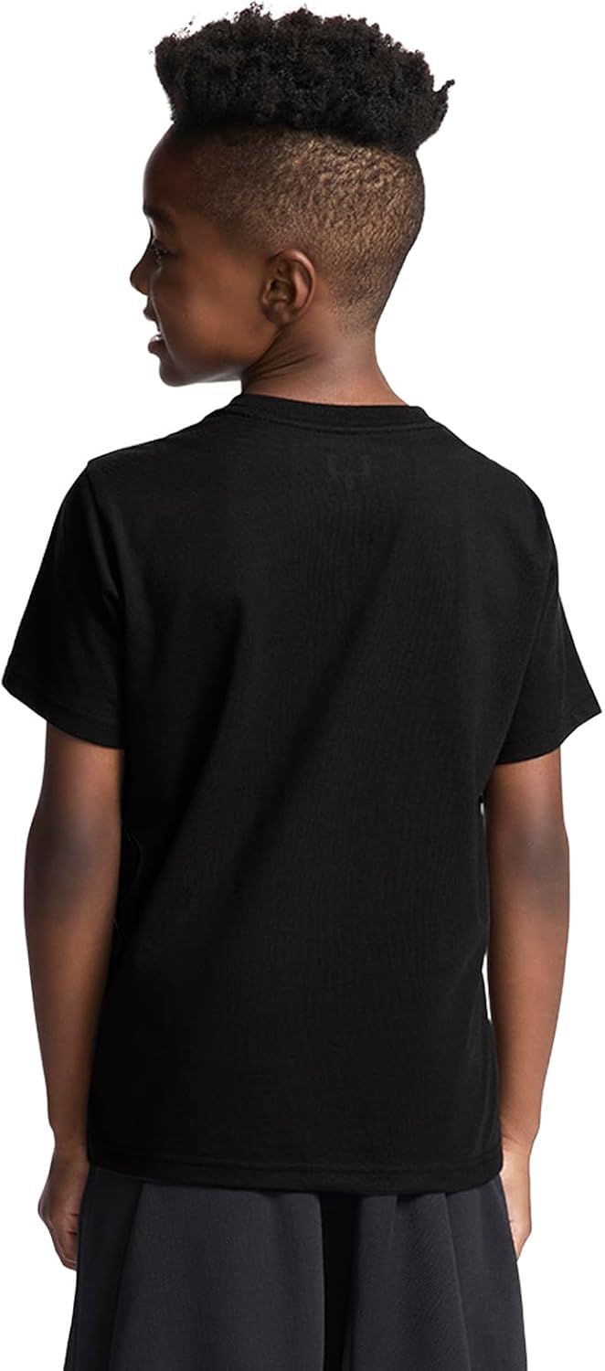 Boys' Lifestyle Short Sleeve T-Shirt, Slim-fit Logo Tee, Cotton Blend Fabric