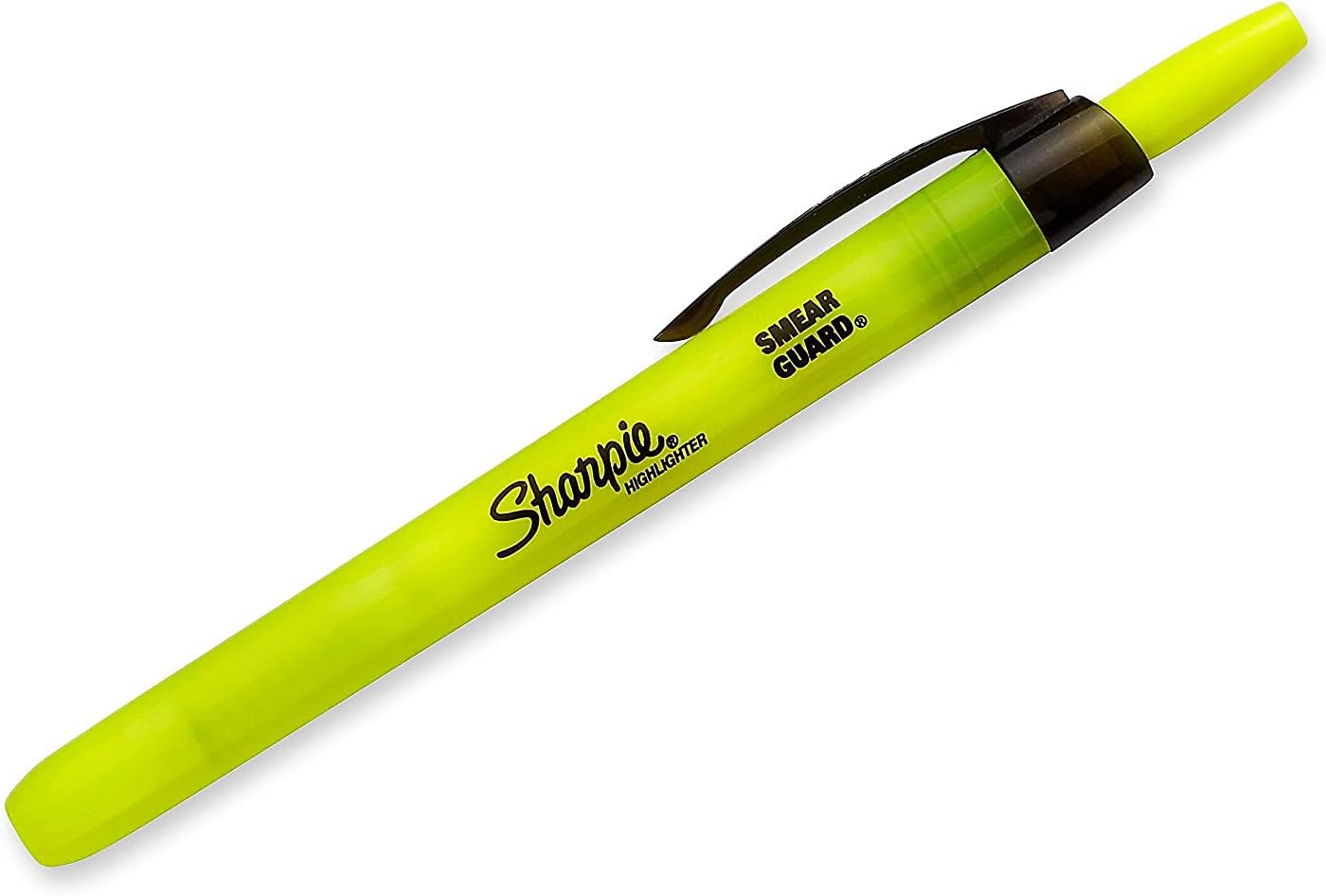 SHARPIE 1740822 Accent Retractable Highlighter, Chisel Tip, Fluorescent Yellow, 5-Count