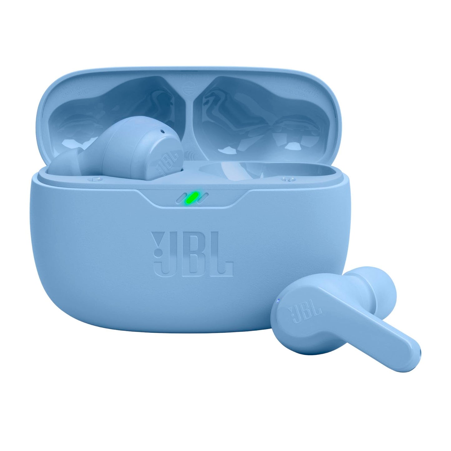 JBL Vibe Beam - True Wireless JBL Deep Bass Sound Earbuds, Bluetooth 5.2, Water & Dust Resistant, Hands-free call with VoiceAware, Up to 32 hours of battery life (Black)