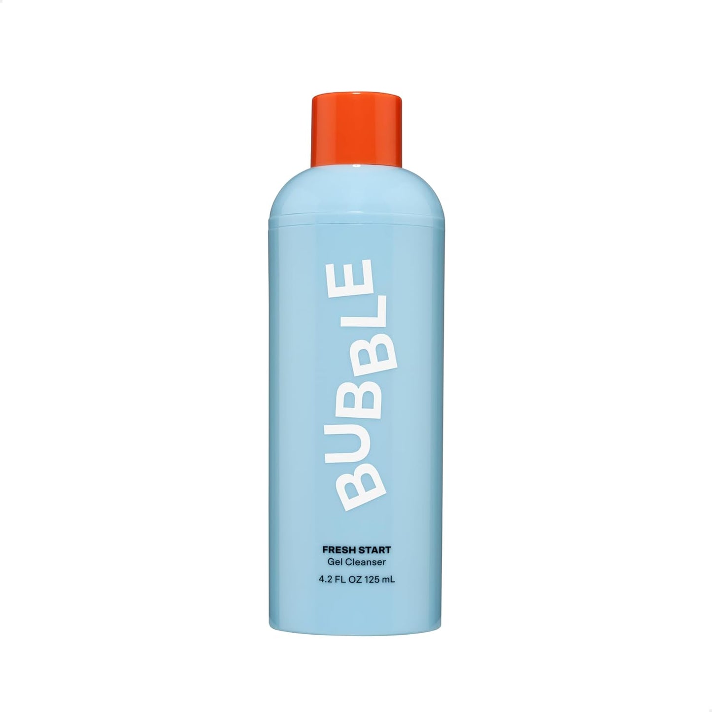 Bubble Skincare Fresh Start Gel Cleanser - Gentle Exfoliating Face Wash for Oily Skin - Formulated with Aloe Vera Juice + Caffeine to Protect and Soothe Complexion (125ml)