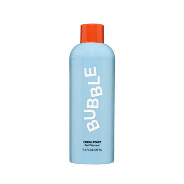 Bubble Skincare Fresh Start Gel Cleanser - Gentle Exfoliating Face Wash for Oily Skin - Formulated with Aloe Vera Juice + Caffeine to Protect and Soothe Complexion (125ml)