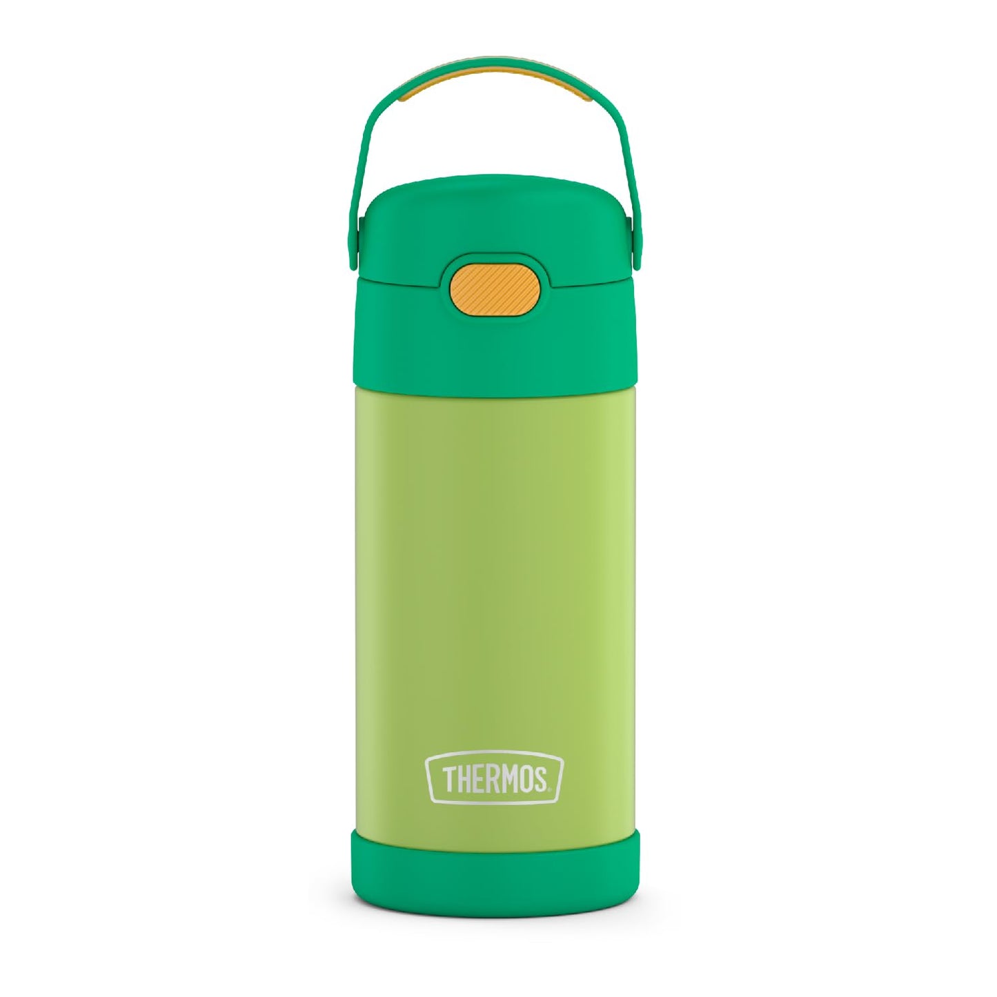 THERMOS FUNTAINER Water Bottle with Straw - 12 Ounce - Kids Stainless Steel Vacuum Insulated Water Bottle with Lid, Mod Flowers