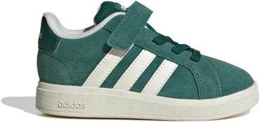 adidas Baby-Boy's Grand Court 2.0 Elastic Lace & Strap Sneaker
