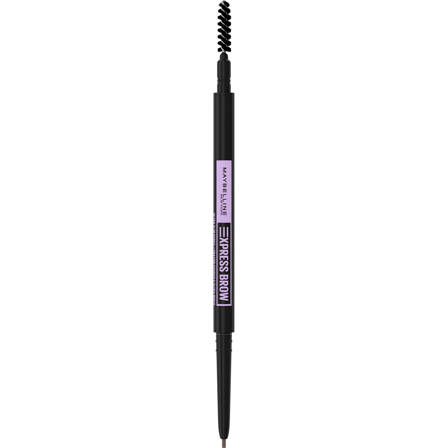 Maybelline Express Brow Ultra Slim Eyebrow Makeup, Brow Pencil with Precision Tip and Spoolie for Defined Eyebrows, Soft Brown, 1 Count