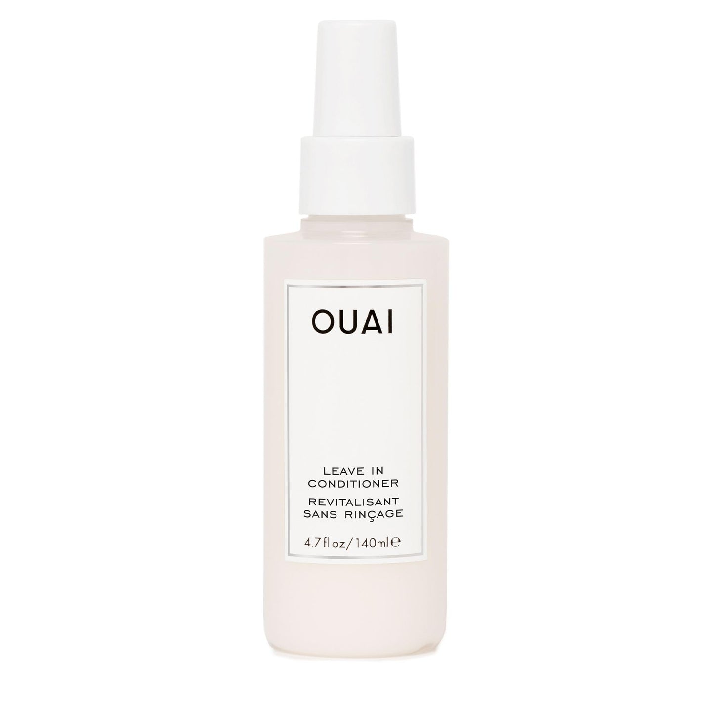 OUAI Leave In Conditioner & Heat Protectant Spray - Prime Hair for Style, Smooth Flyaways, Add Shine and Use as Detangling Spray - No Parabens, Sulfates or Phthalates (1.5 oz)