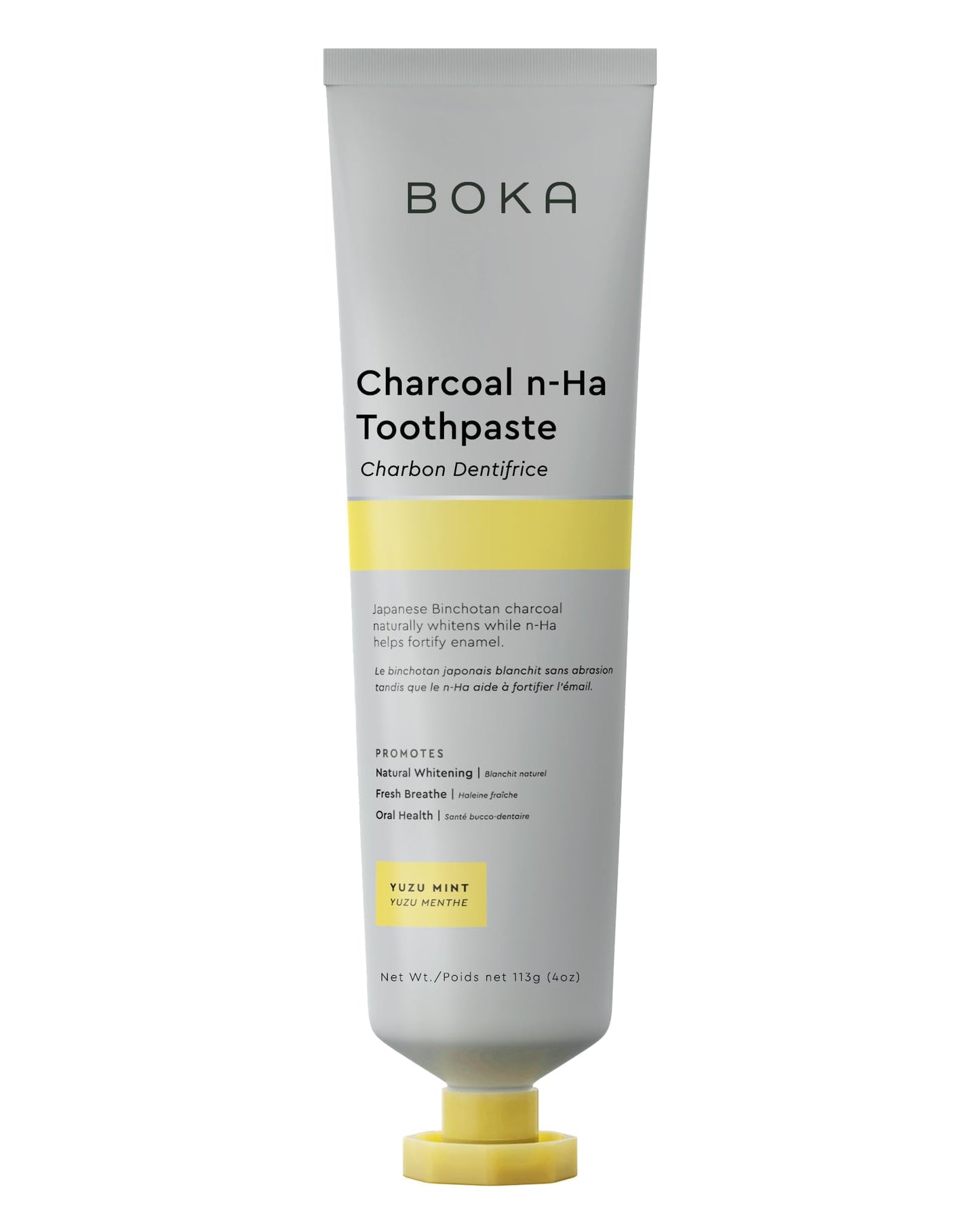 Boka Fluoride Free Toothpaste Nano Hydroxyapatite, Helps Remineralize, Appropriate for Sensitive Teeth, Whitening - for Adult, Kids Oral Care - Ela Mint Flavor, 4 Fl Oz 1Pk US Manufactured