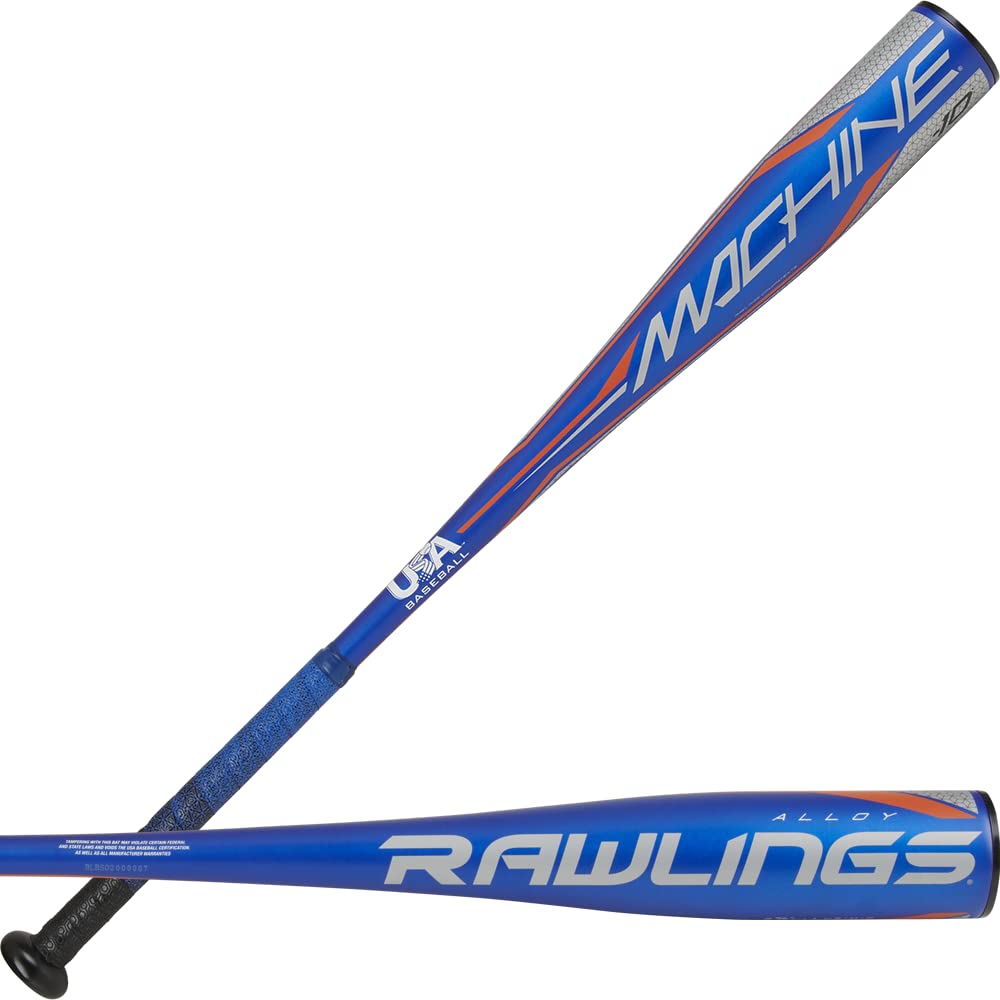 Rawlings | Machine Baseball Bat | USA | -10 Drop | 2 5/8" Barrel | 1 Pc. Alloy