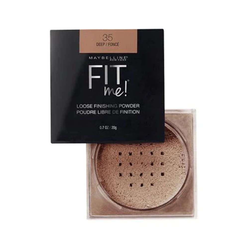 Maybelline Fit Me Loose Setting Powder, Face Powder and Finishing Makeup, Fair Light, 1 Count