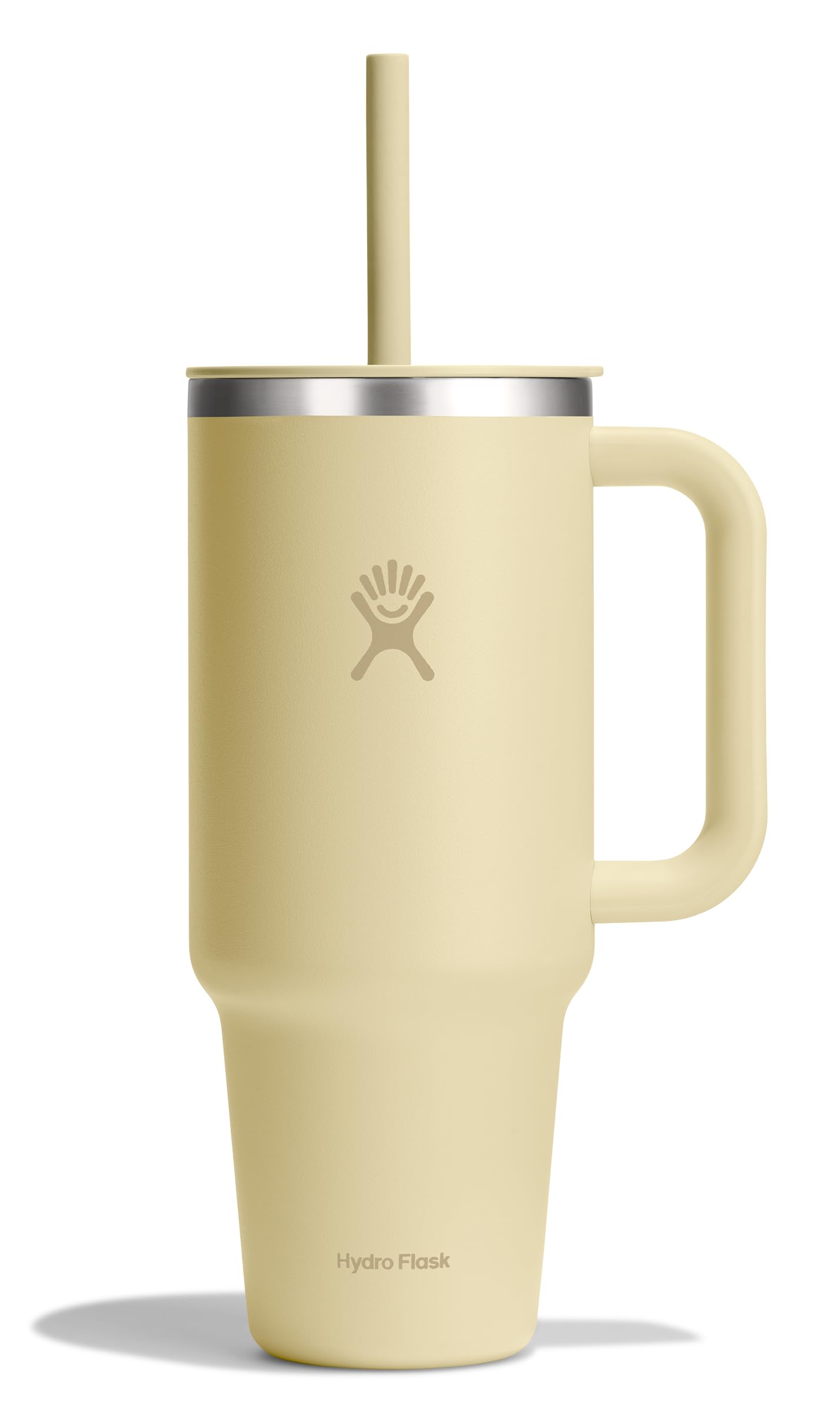 Hydro Flask 32 Oz Travel Tumbler with Handle, Lid and Straw - Insulated Stainless Steel in Holiday Punch