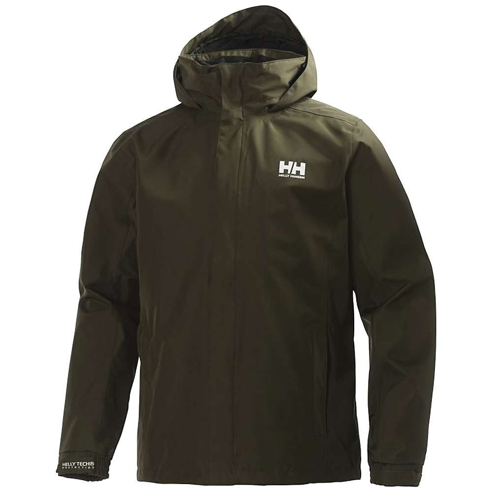 Helly Hansen Men's Dubliner Jacket Waterproof, Windproof, Breathable Shell Rain Coat with Packable Hood