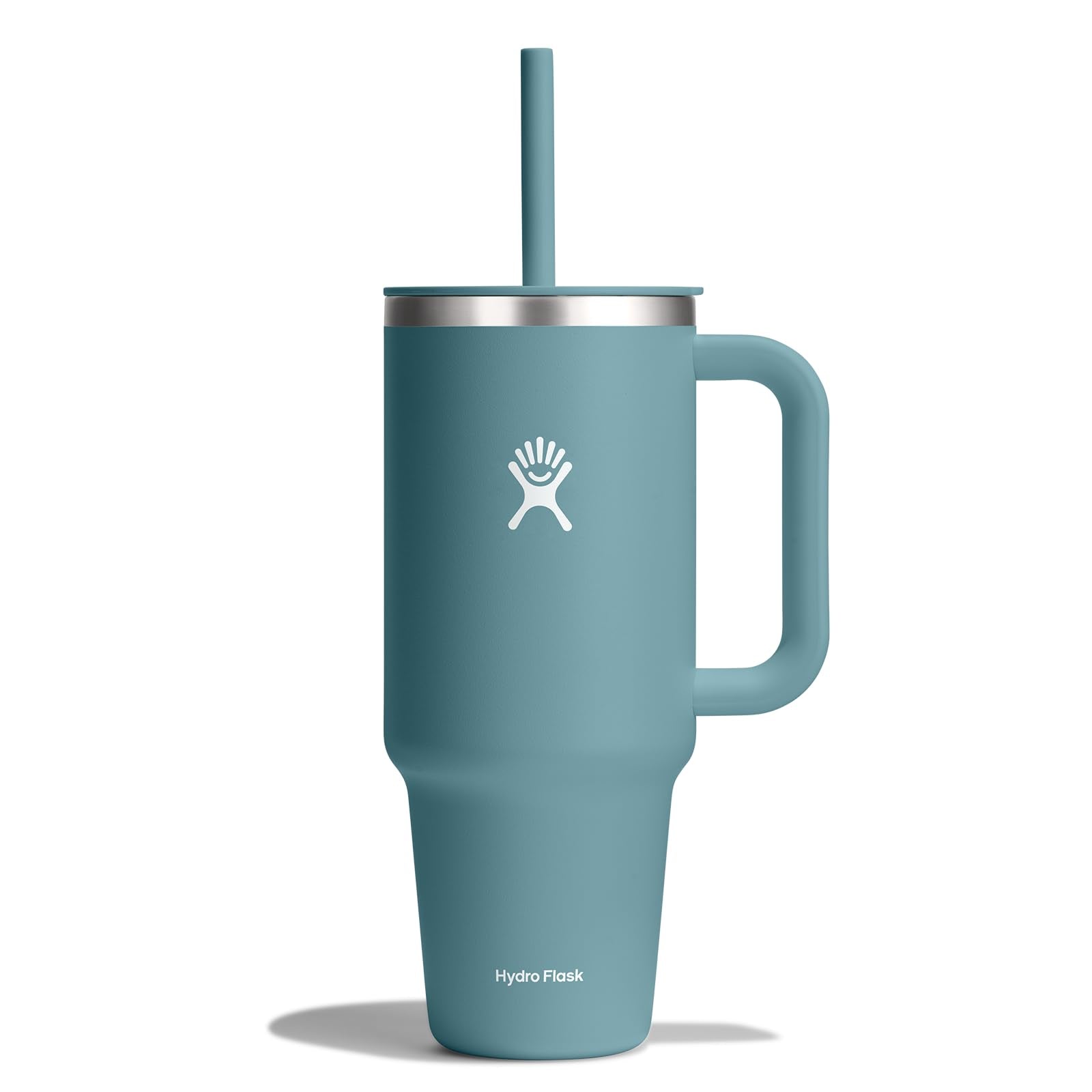 Hydro Flask 32 Oz Travel Tumbler with Handle, Lid and Straw - Insulated Stainless Steel in Holiday Punch