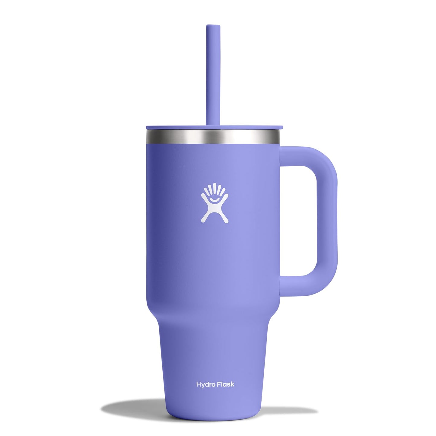Hydro Flask 32 Oz Travel Tumbler with Handle, Lid and Straw - Insulated Stainless Steel in Holiday Punch