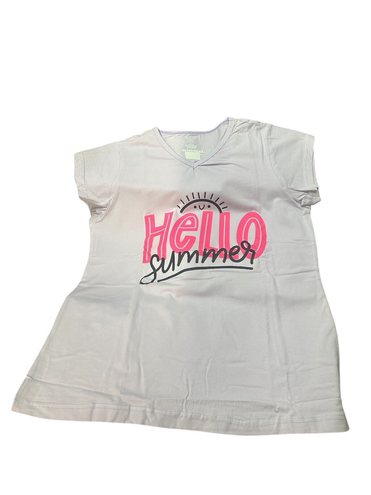 MissMai Ladies Egyptian Cotton 2 Pieces Pajama Set