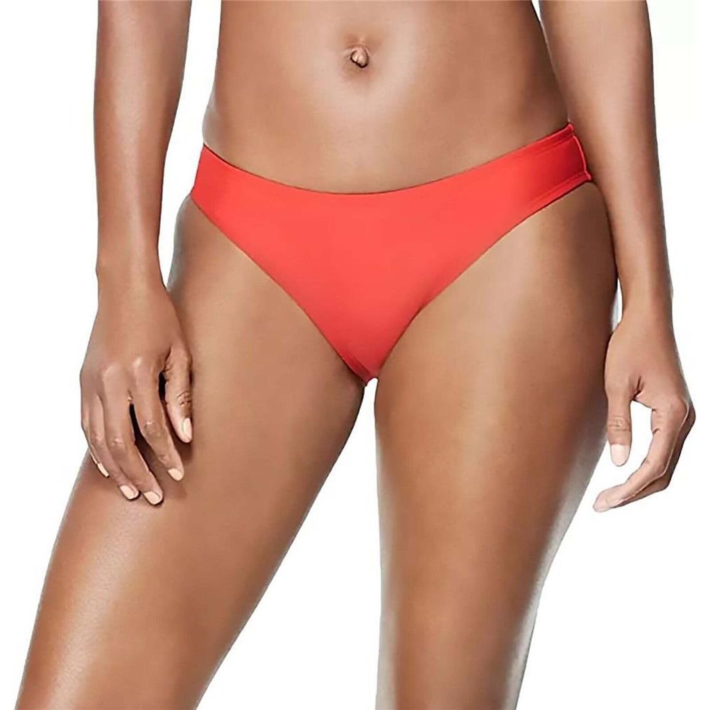 Hula Honey Women's Swimwear Vibrant Hipster Bikini Bottom, Orange, S