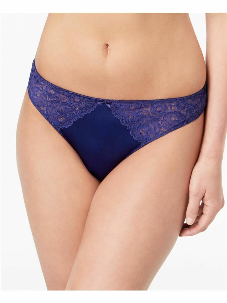INC Intimates Ladies Everyday Thong, BRIGHT BLUE, S