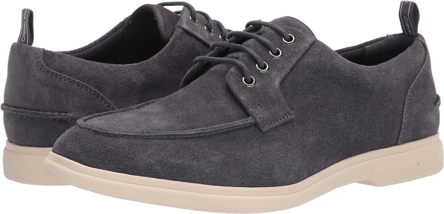 Calvin Klein Men's Todd Boots, Dark Gray, Size 9.5 M