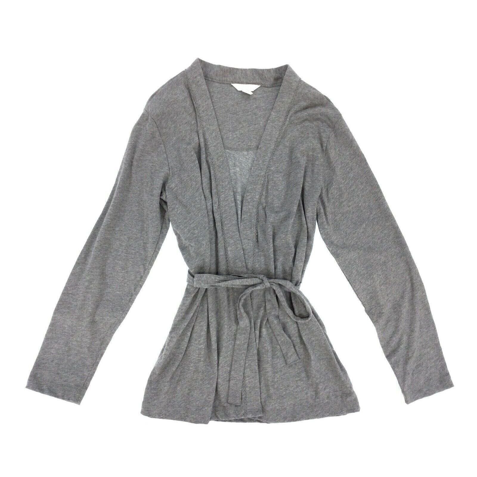 Charter Club Short Wrap Robe Sleep Jacket, GEO LEAVES, M
