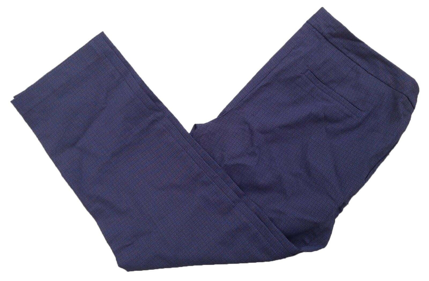 Mario Serrani Comfort Stretch Slim Fit Tummy Control Pant, BLACK-BLUE, 4