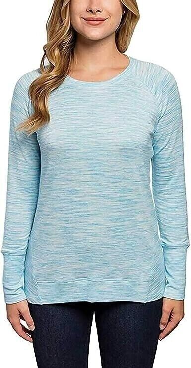 Champion Women's Long Sleeve Tee, Blue Jewel, XX-Large