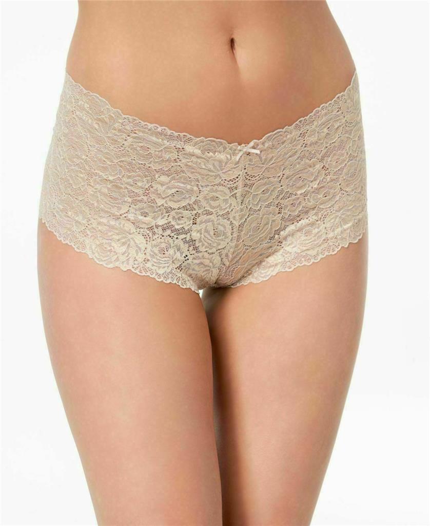 INC International Concepts Womens Signature Lace Boyshort, FRAPPE, M