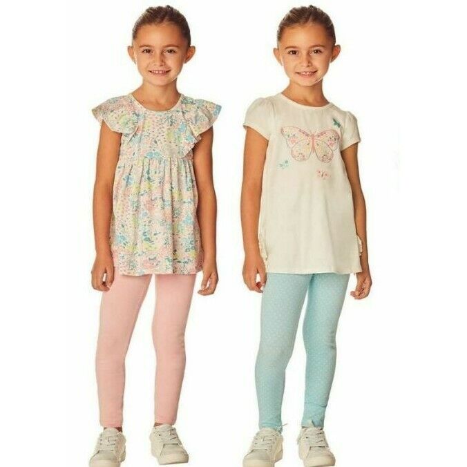 Headquarters Girls 4 Piece Set, PINK BUTTERFLY, 2T