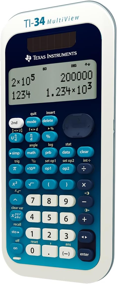 Texas Instruments TI-34 MultiView Scientific Calculator
