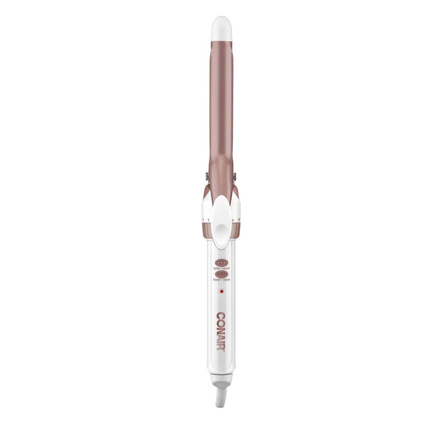Conair Double Ceramic 1 1/4-Inch Curling Iron, 1 ¼ inch barrel produces loose curls – for use on medium and long hair