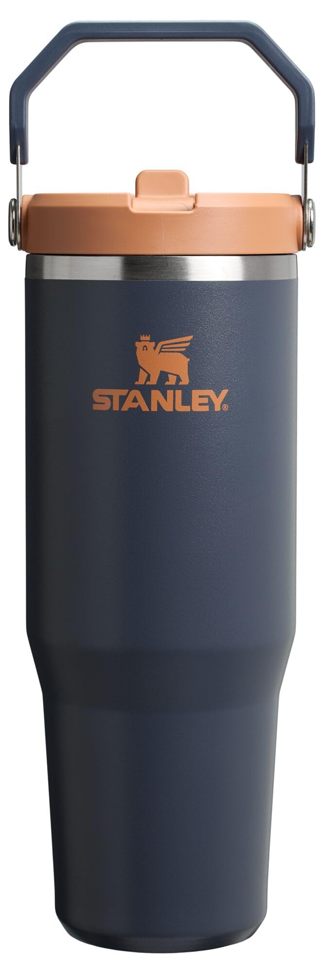 Stanley IceFlow Flip Straw Tumbler with Handle 30 oz | Twist On Lid and Flip Up Straw | Leak Resistant Water Bottle | Insulated Stainless Steel |BPA-Free | Lilac