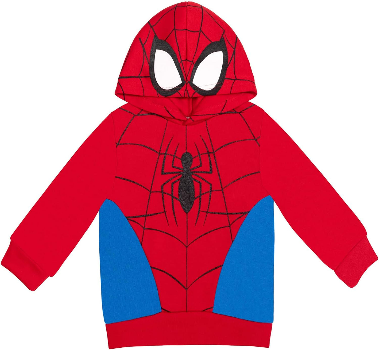 Marvel Avengers Spiderman Boys Fleece Cosplay Pullover Hoodie Toddler to Big Kid
