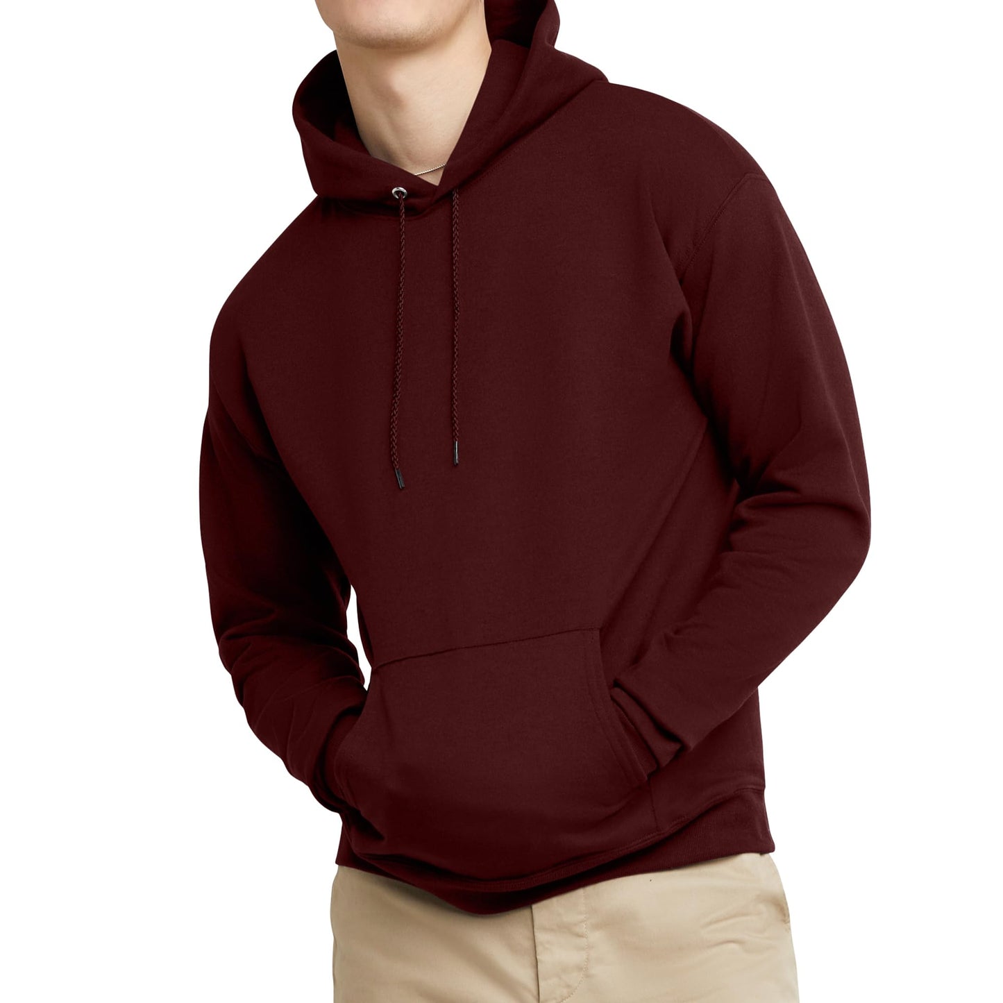 Hanes EcoSmart Hoodie, Midweight Fleece, Pullover Hooded Sweatshirt for Men
