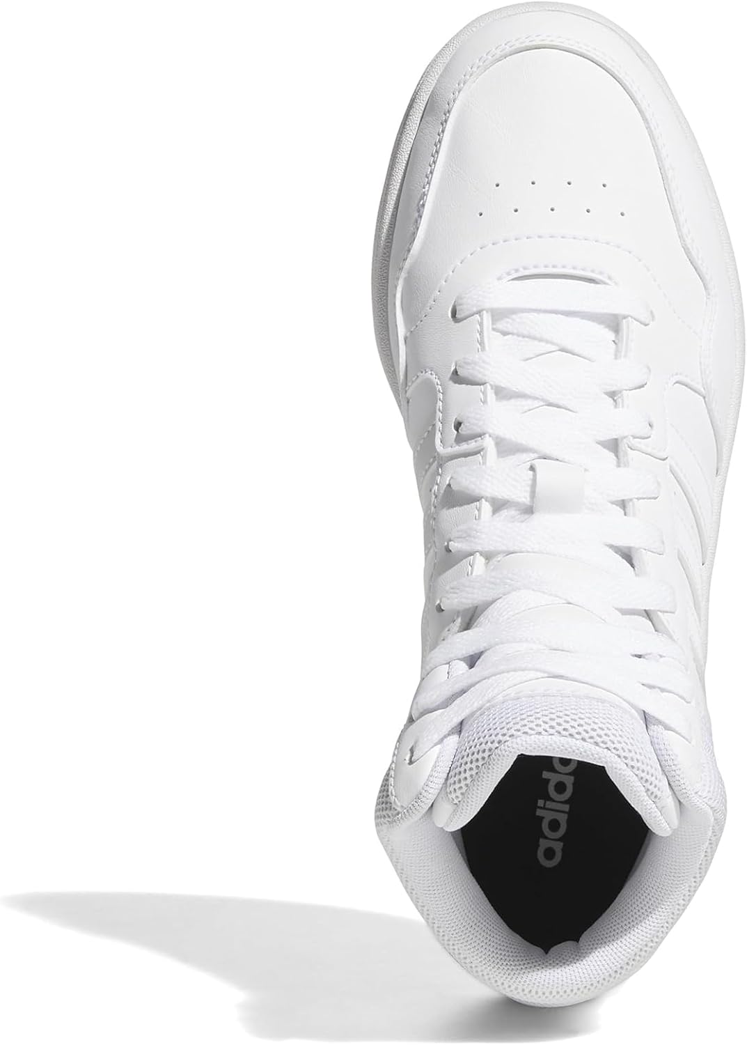 adidas Womens Hoops 3.0 High Sneakers Shoes Casual - White
