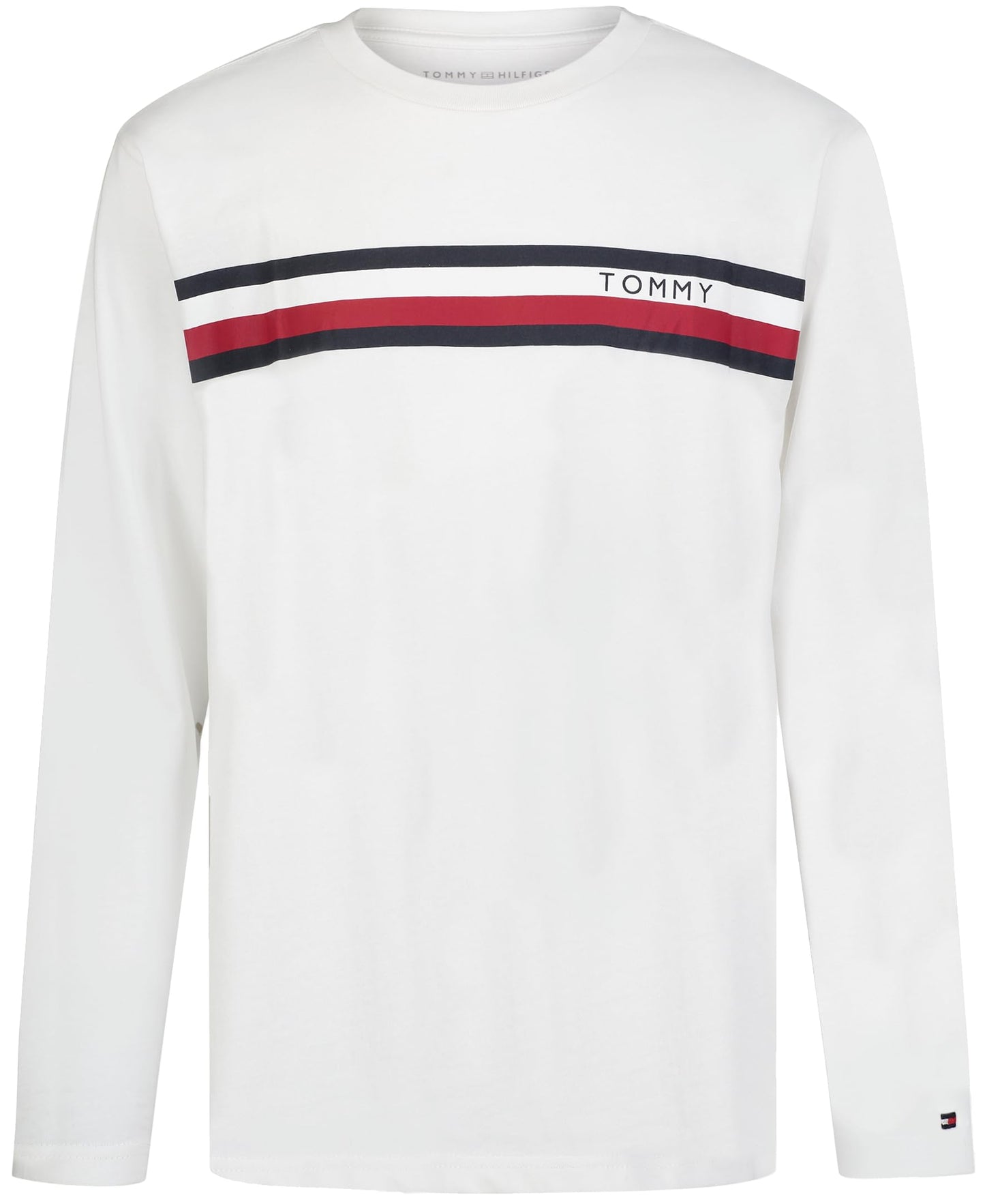 Tommy Hilfiger Boys' Long Sleeve Crew Neck T-Shirt