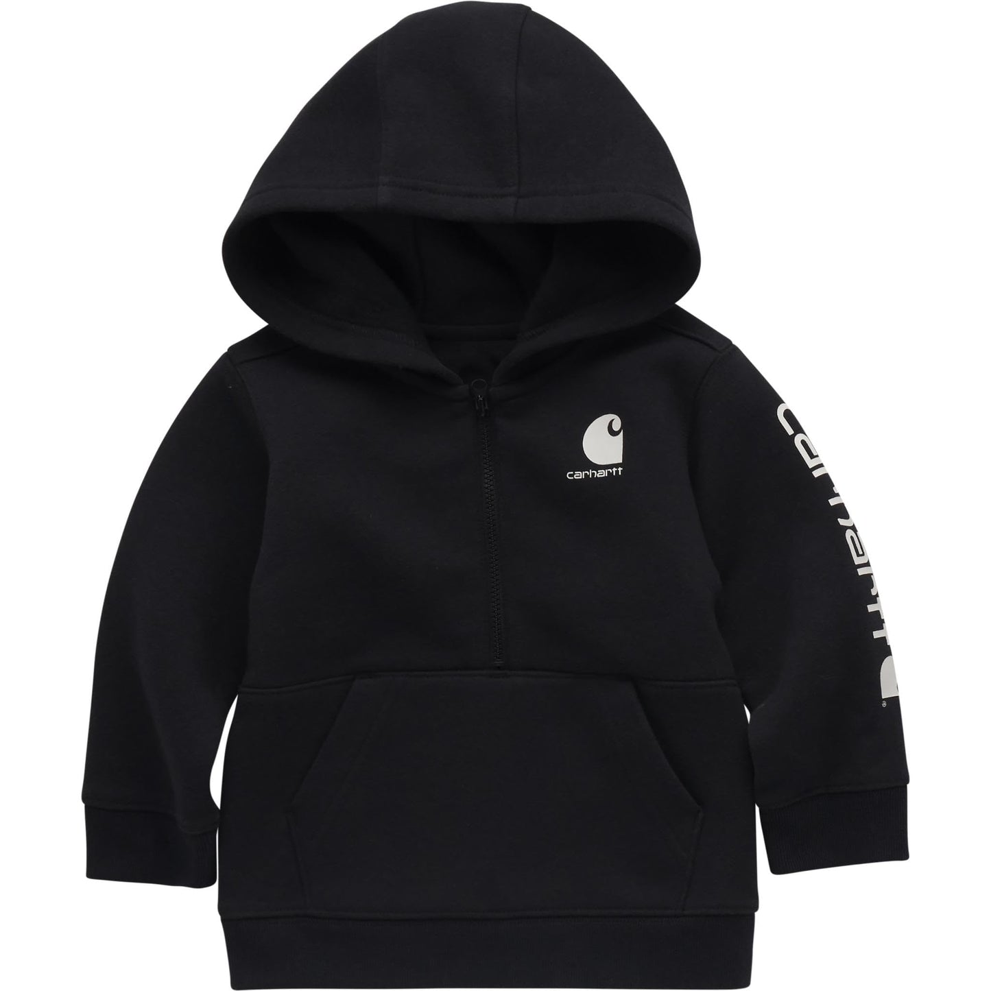 Carhartt Baby & Toddler Boys' Half-Zip Hooded Pullover Sweatshirt