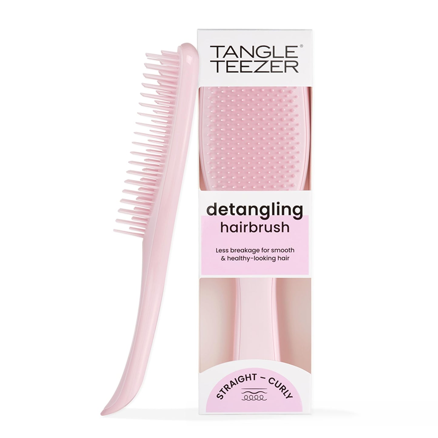 Tangle Teezer Ultimate Detangler Hairbrush for Wet & Dry Hair, Eliminates Knots & Reduces Breakage for All Hair Types, Apricot Blaze