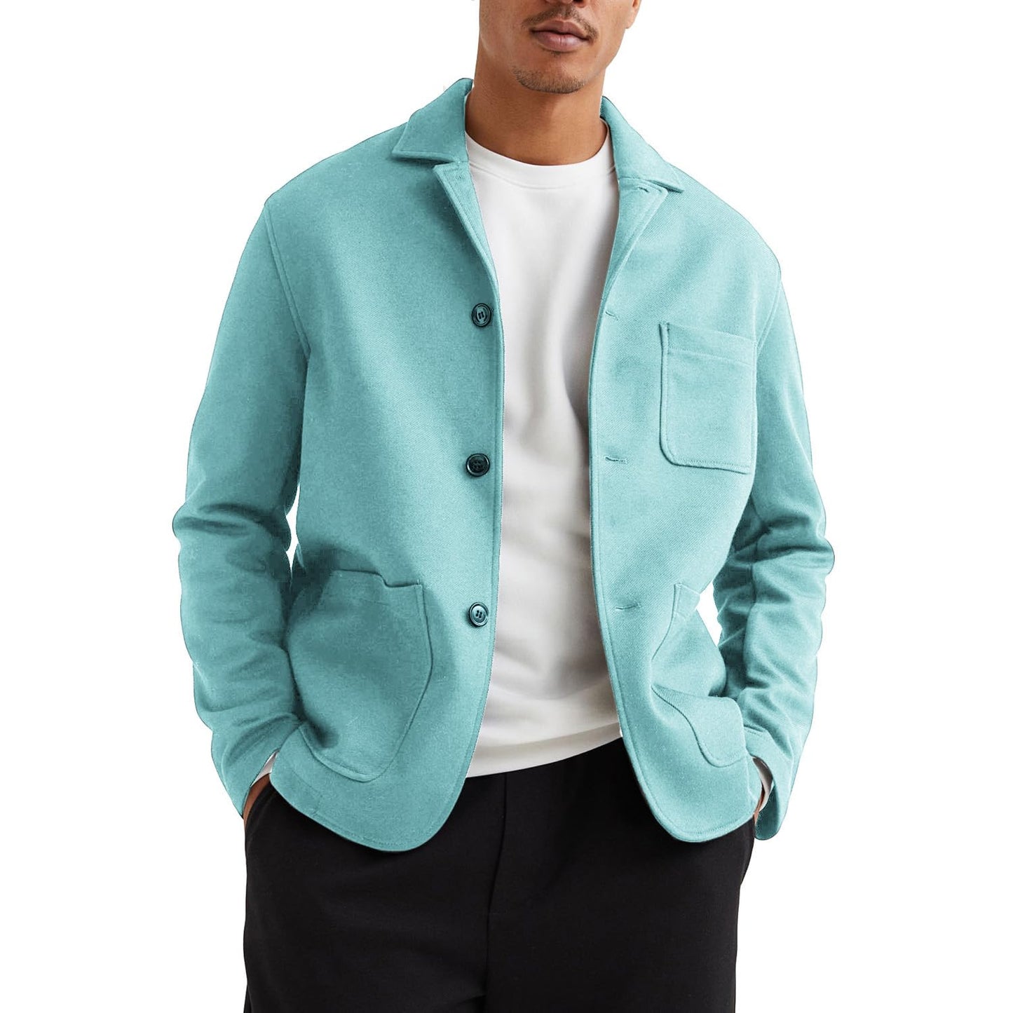 WZIKAI Men's Casual Sport Coat Jacket Regular Fit Lightweight Suit Jacket for Men