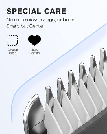 MANSPOT Manscape Pubic Hair Trimmer for Men and Women, Electric Ball Trimmer Pubic Trimmer Shaver,Hypoallergenic Ceramic Blade Heads,Waterproof Wet/Dry Groin Shaver,20 Times Usage,No Nick,No Burn