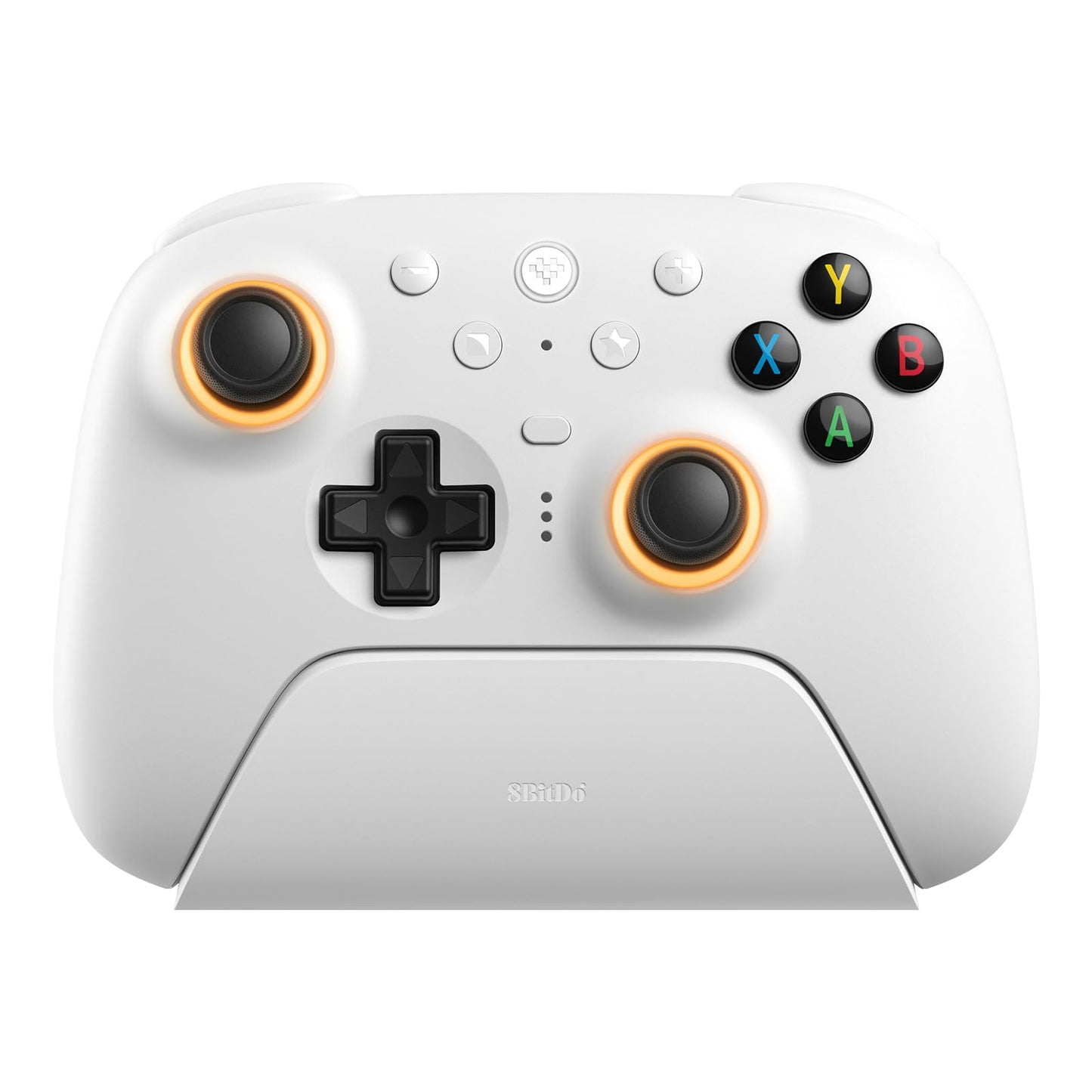 8BitDo Ultimate 2 Wireless Controller for Windows & Android, Gaming Controller with TMR Joysticks, Switchable Hall Effect/Tactile Triggers, RGB Fire Ring, 8Speed Wireless Tech, Black