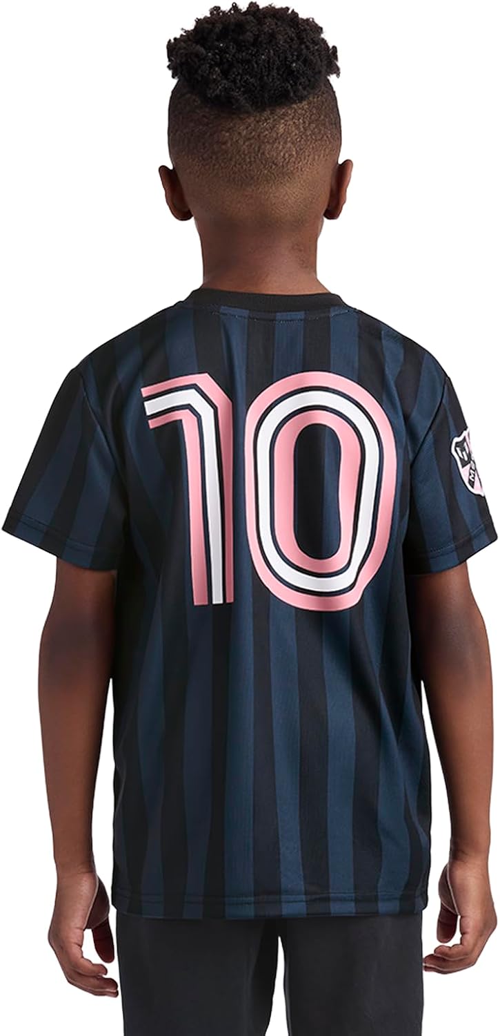 Boys' Lifestyle Short Sleeve Top, Loose-fit Shirt with Logo, Comfortable