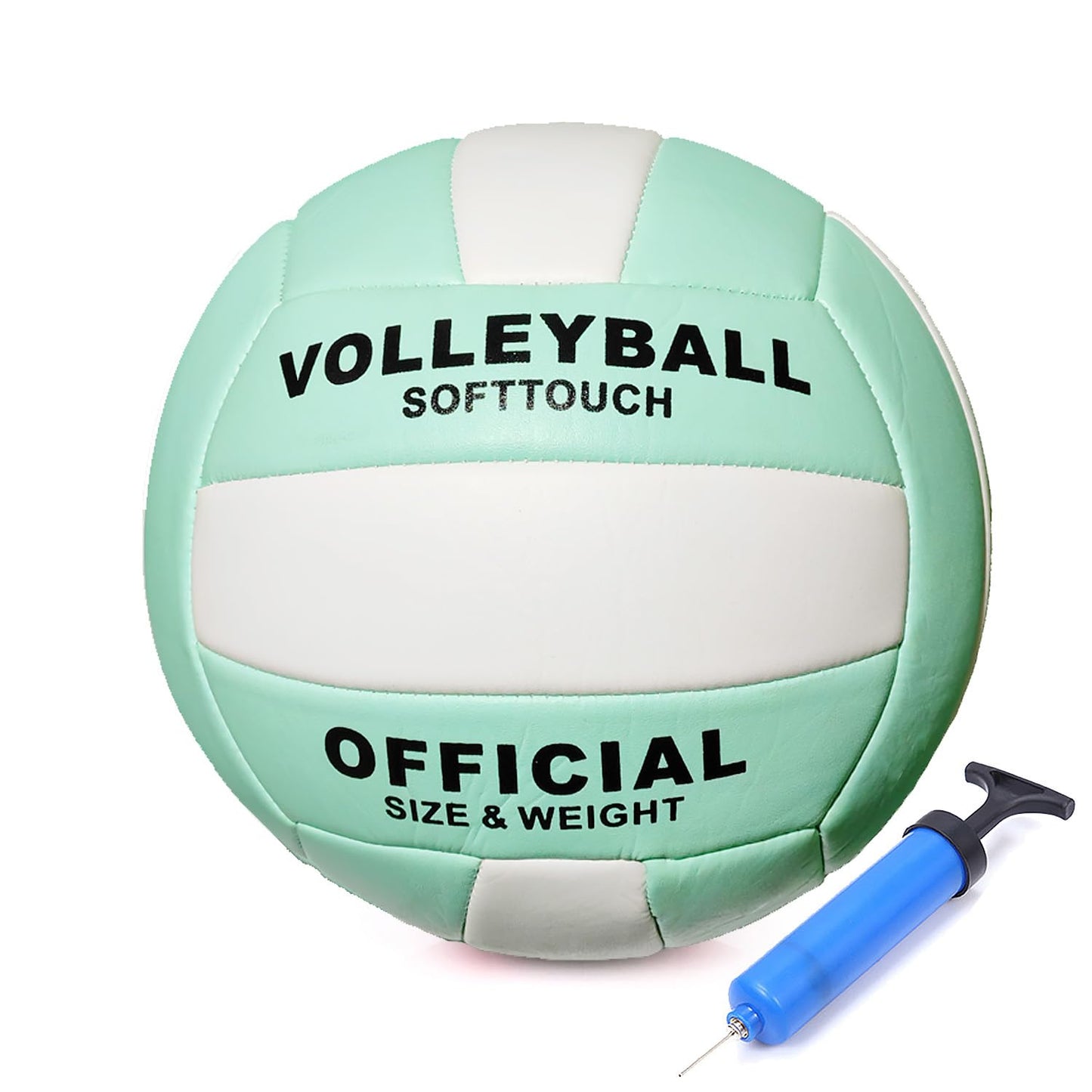 ABAJI Volleyball Official Ball Thicker PU Waterproof Anti-Explosion 15+ Years Kids Girls Boys Indoor Training Game Outdoor Sand Beach Pool Play Pump Needle