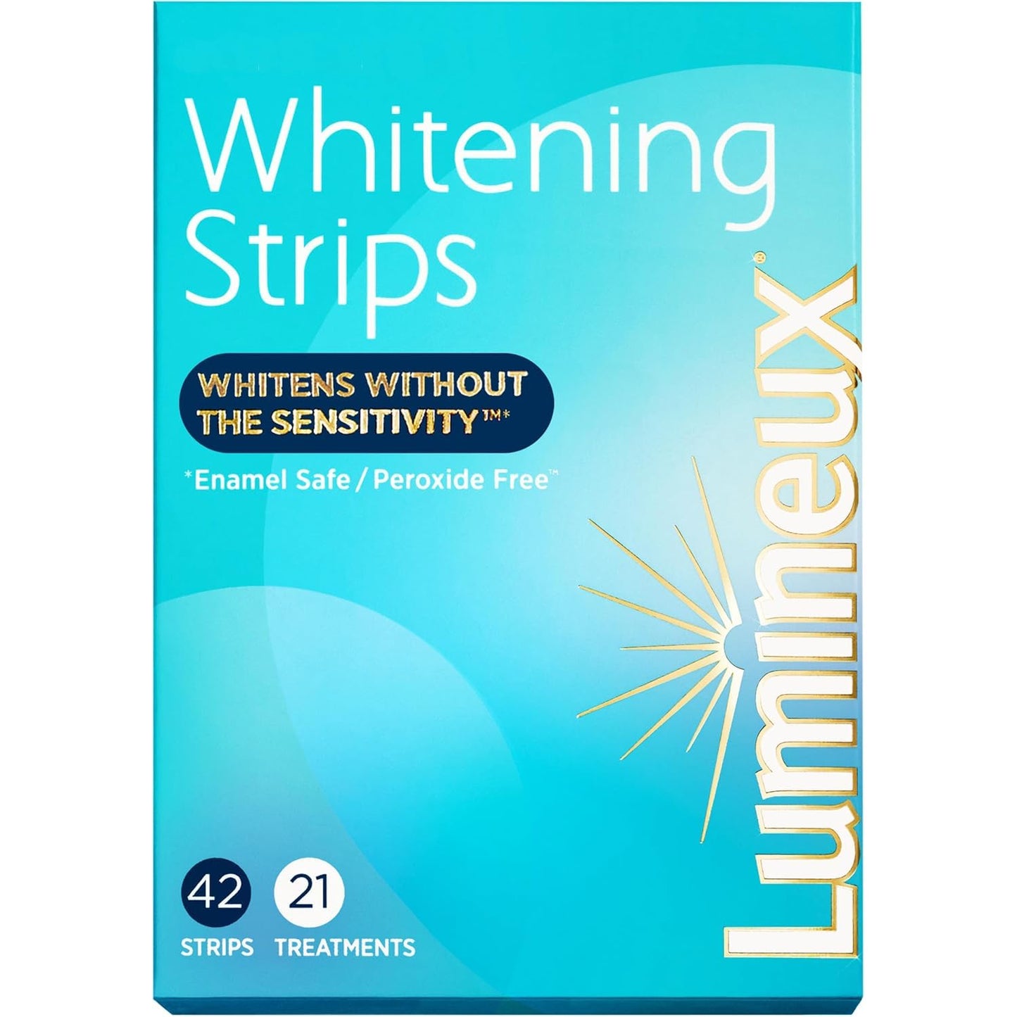 Lumineux Teeth Whitening Strips 7 Treatments - Enamel Safe - Whitening Without The Sensitivity - Dentist Formulated & Certified Non-Toxic