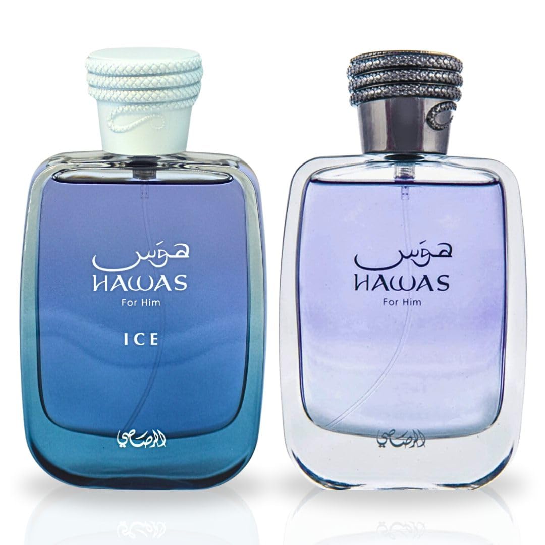 RASASI Hawas For Men - Eau de Parfum Spray 100ML (3.4 Oz), Premium Arabian Perfume for Men, A Signature Scent for Long-Lasting Fragrance - Ideal Men Perfumes For Special Occasions & Daily Elegance
