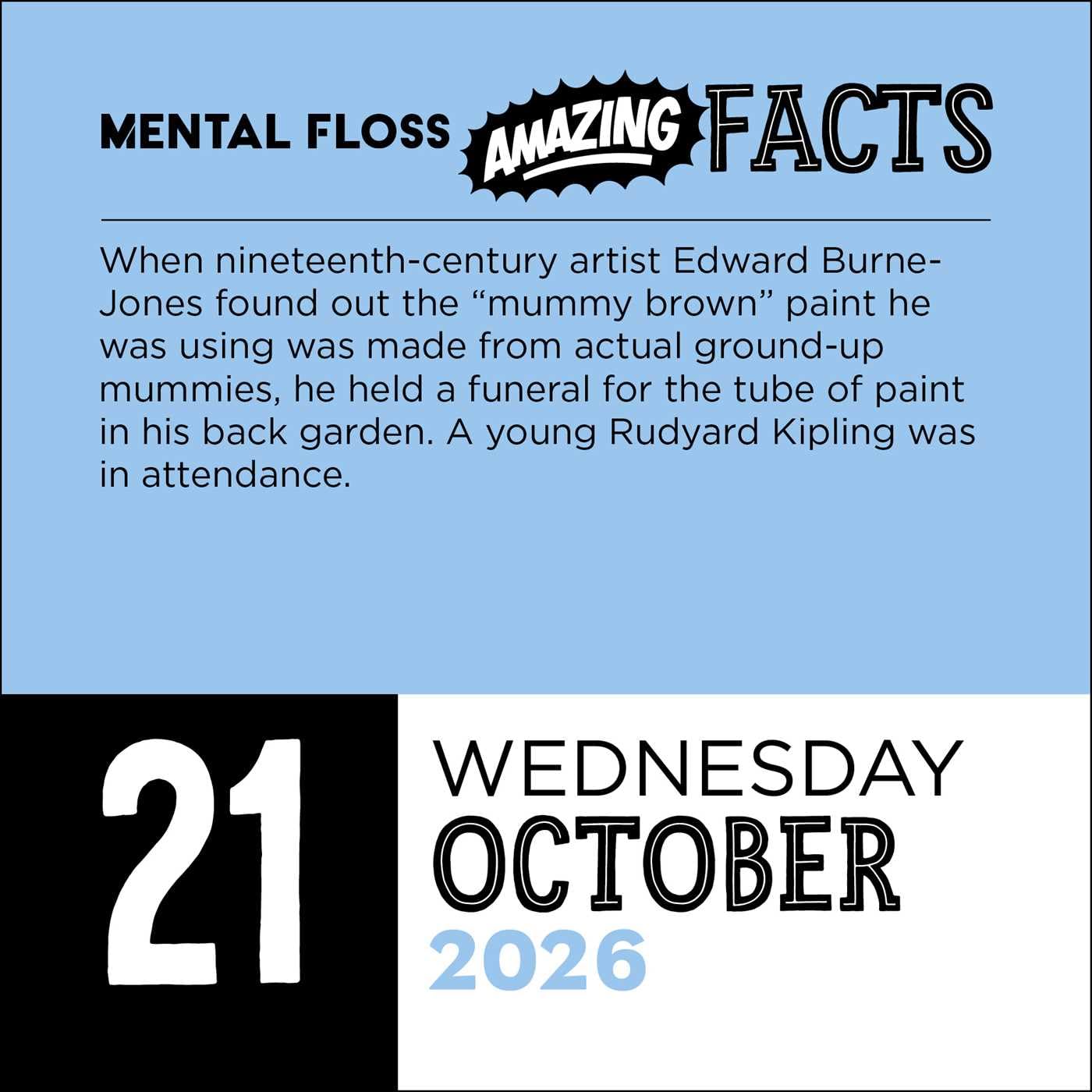 Amazing Facts from Mental Floss 2026 Day-to-Day Calendar: Fascinating Trivia from the Amazing Fact Generator™