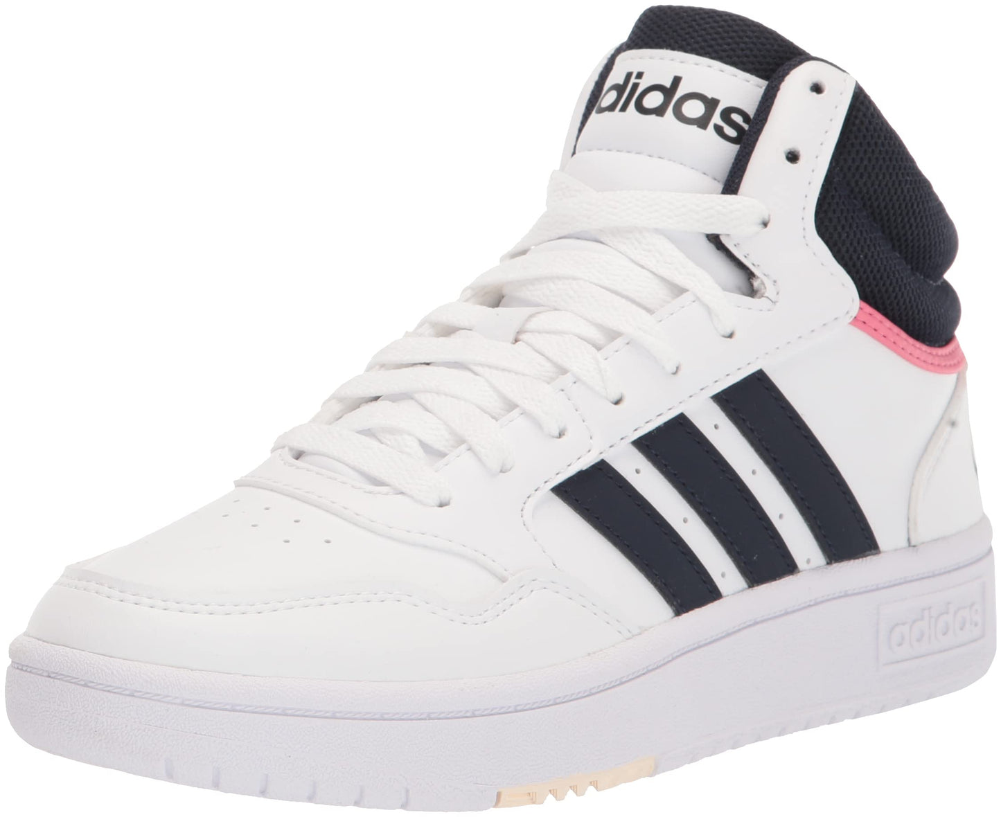 adidas Womens Hoops 3.0 High Sneakers Shoes Casual - White