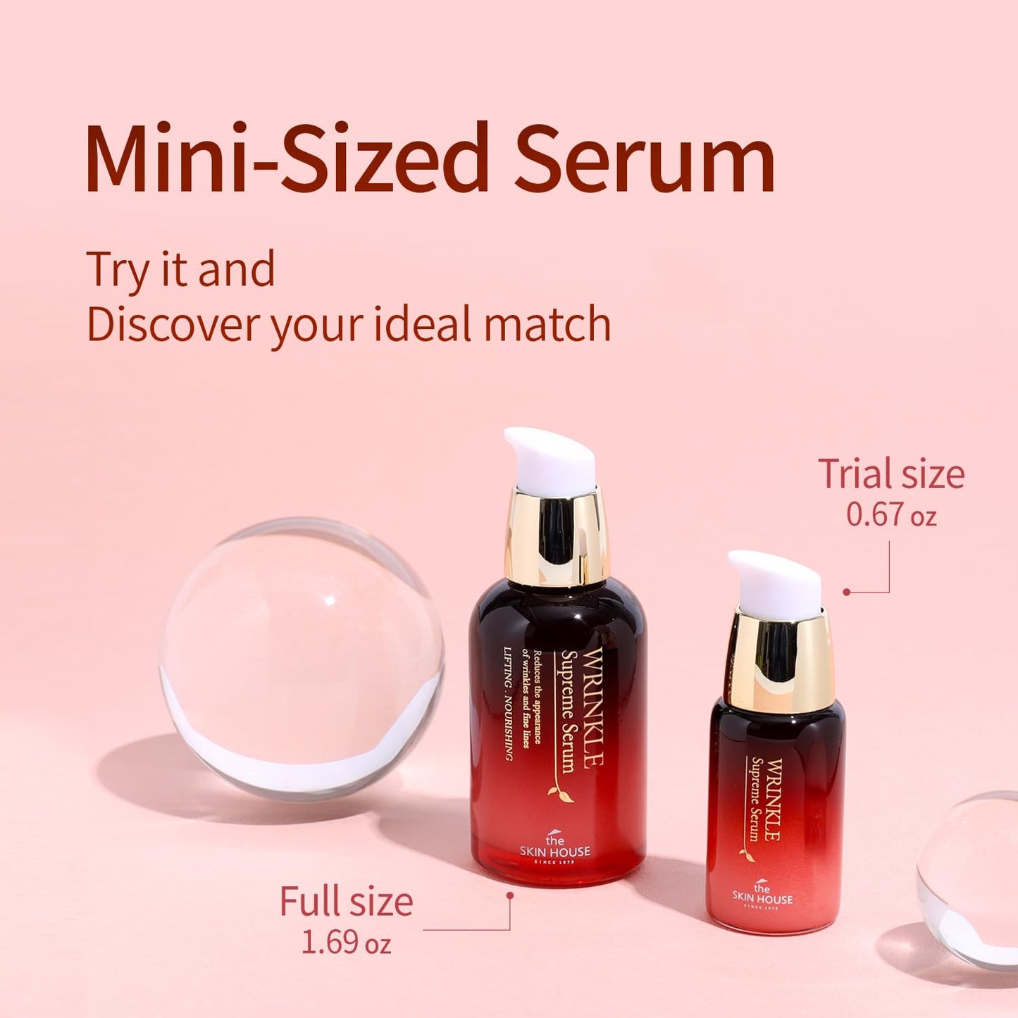 THE SKIN HOUSE Wrinkle Supreme Serum – Nourishing Firming Serum with Adenosine | Smooth Texture & Elasticity Boost | 50ml / 1.69 fl.oz