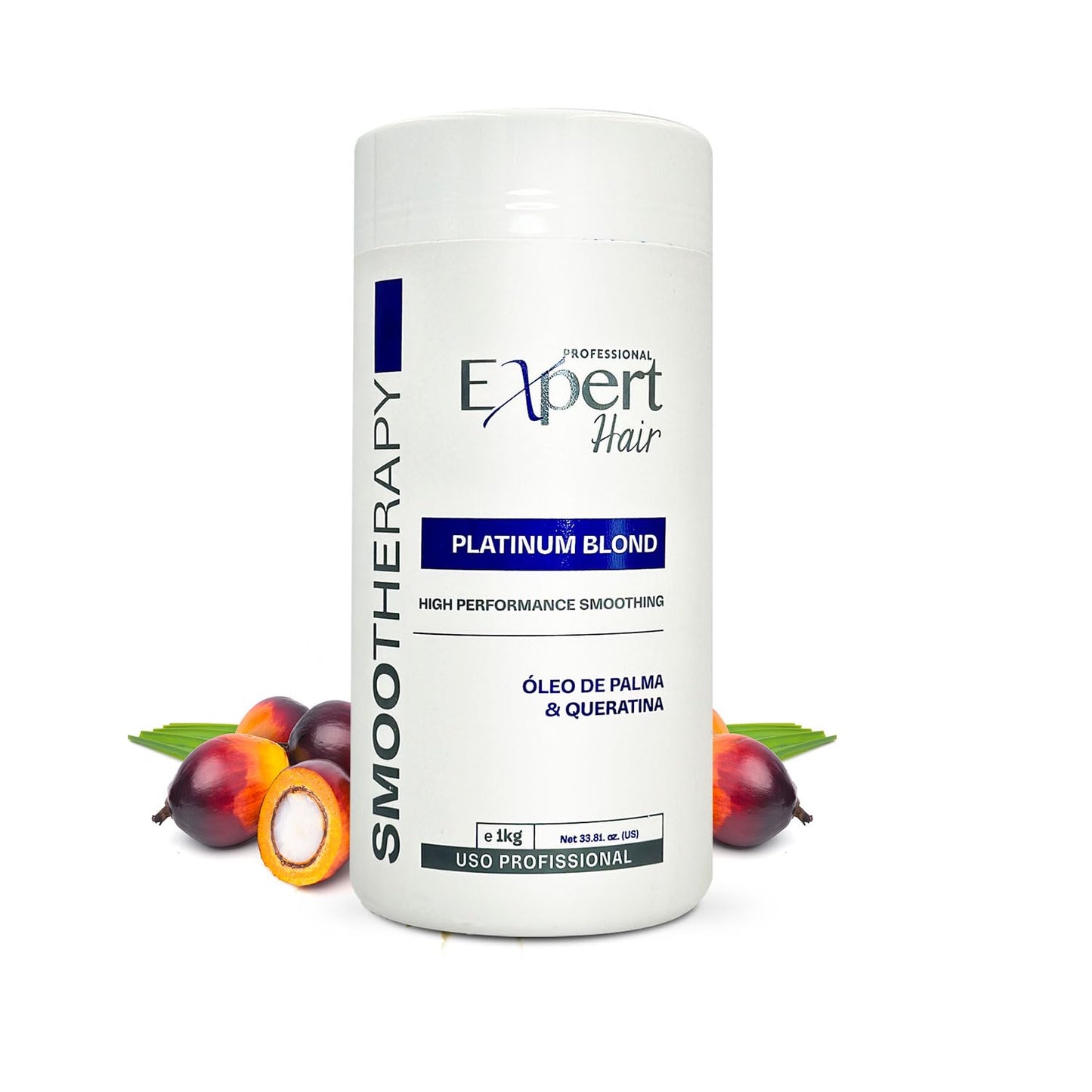 Expert Hair Keratin Smooth Botox for Hair, Anti-Frizz, Natural Look, Queratina para Alisar el Cabello, Thermo-Active, Suitable for All Hair Types (1kg/35.3 oz.)