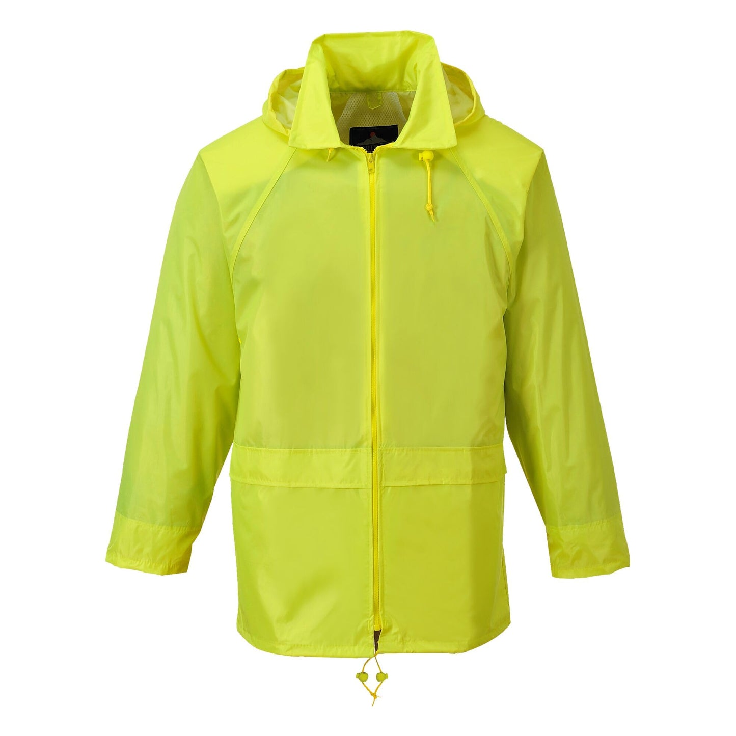Portwest Classic Rain Jacket Waterproof Work Wear Coat Multi Pockets Outdoor Durable, Navy, X Large
